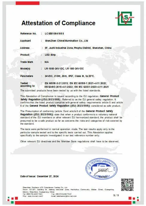 LED Strip Light CE-LVD