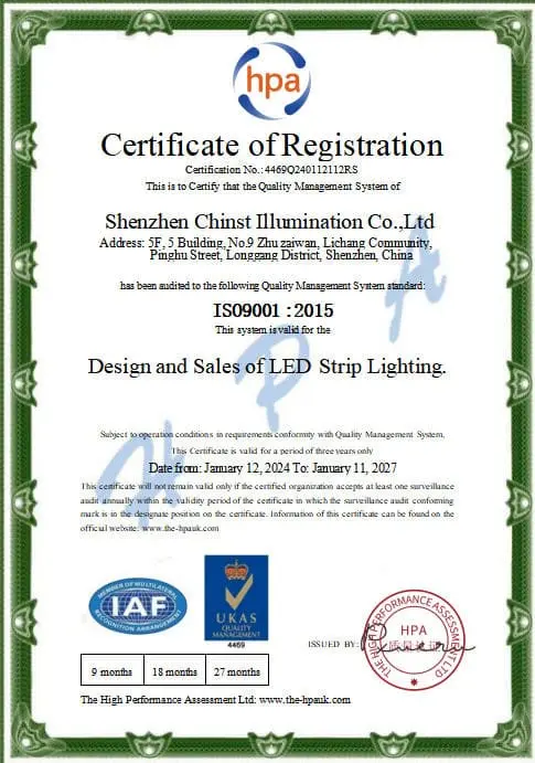 LED Strip Light ISO
