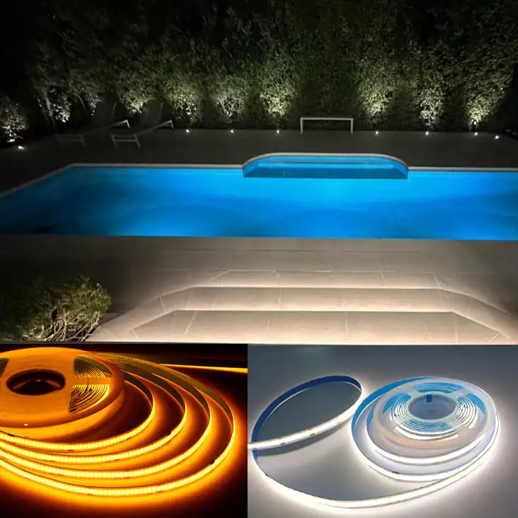 COB LED Strip used in pool