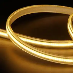 high-density dotless COB LED strip light transmittance testing