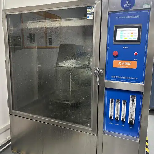 Testing COB LED strip in humidity chamber for short circuit prevention