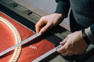 cob led strip bending test