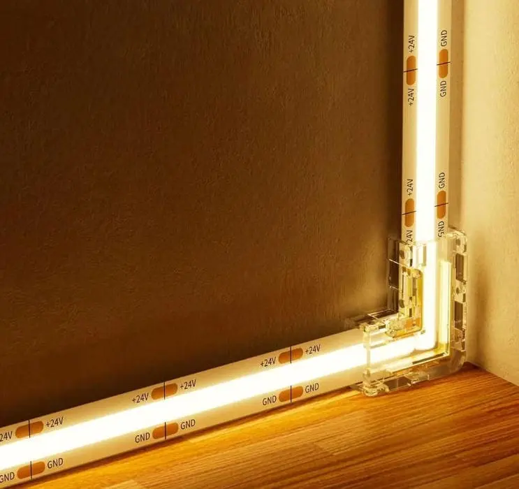 Custom cut LED strips with soldered wires