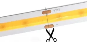 cob led strip cut mark