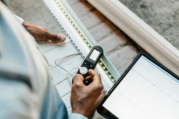 Supplier checking COB LED strip quality