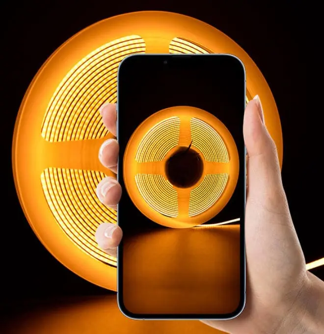 Color consistency testing of COB LED strips across different production batches