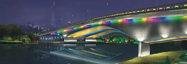 Bandes LED pour l’éclairage extérieur de ponts et tunnels