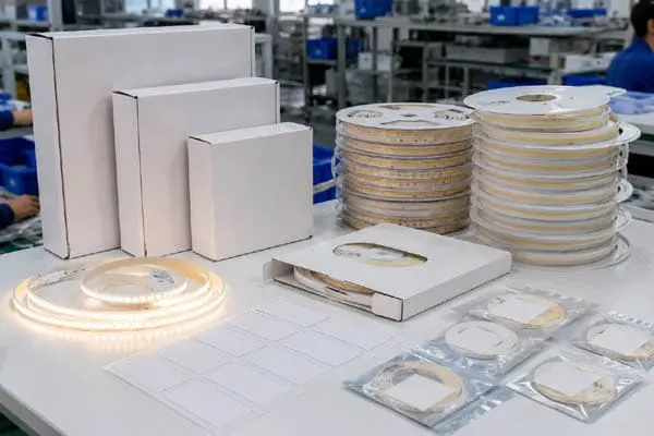 OEM COB LED strip packaging customization