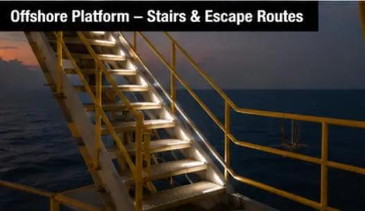 offshore platform atex led strip