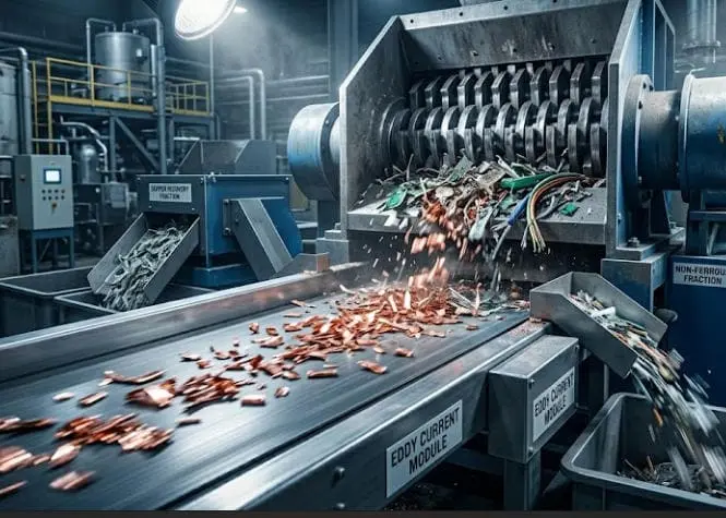 recycling copper and PCB materials from damaged LED strip lights