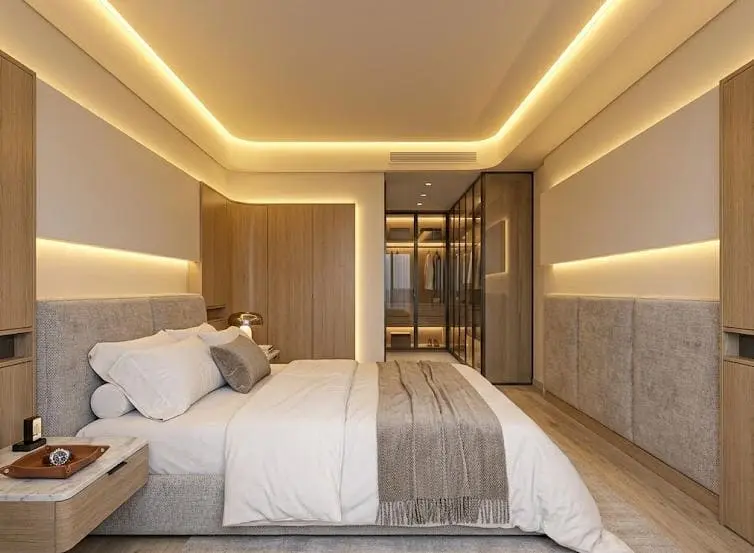 COB LED strip lights for hotel guest room and lobby lighting design