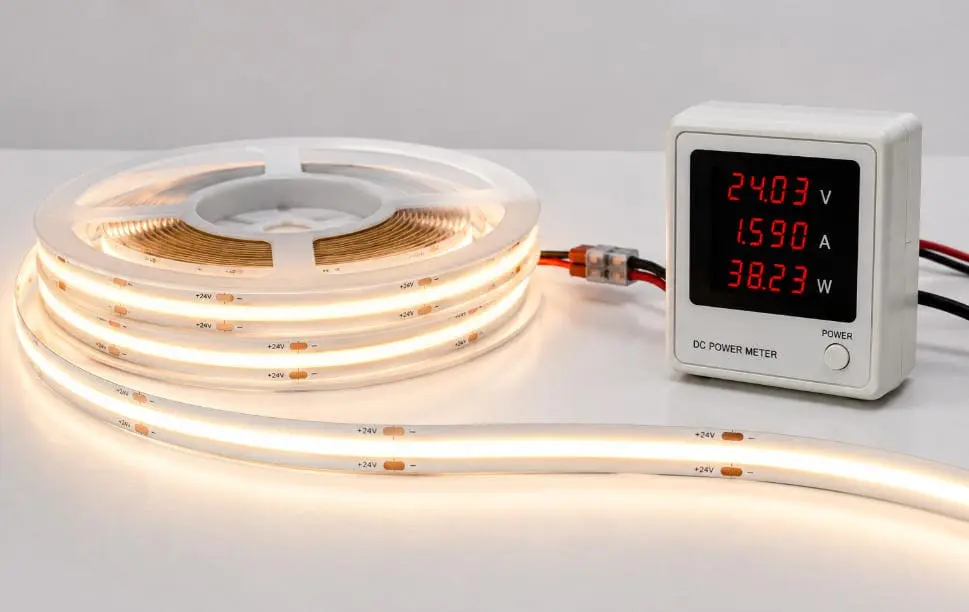 luminous efficacy impact on LED strip project energy costs