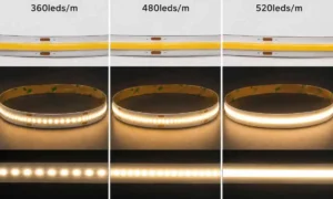 COB strip density
